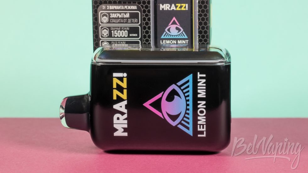 Обзор одноразок MRAZZ 7500-15000 - вкус LEMON MINT
