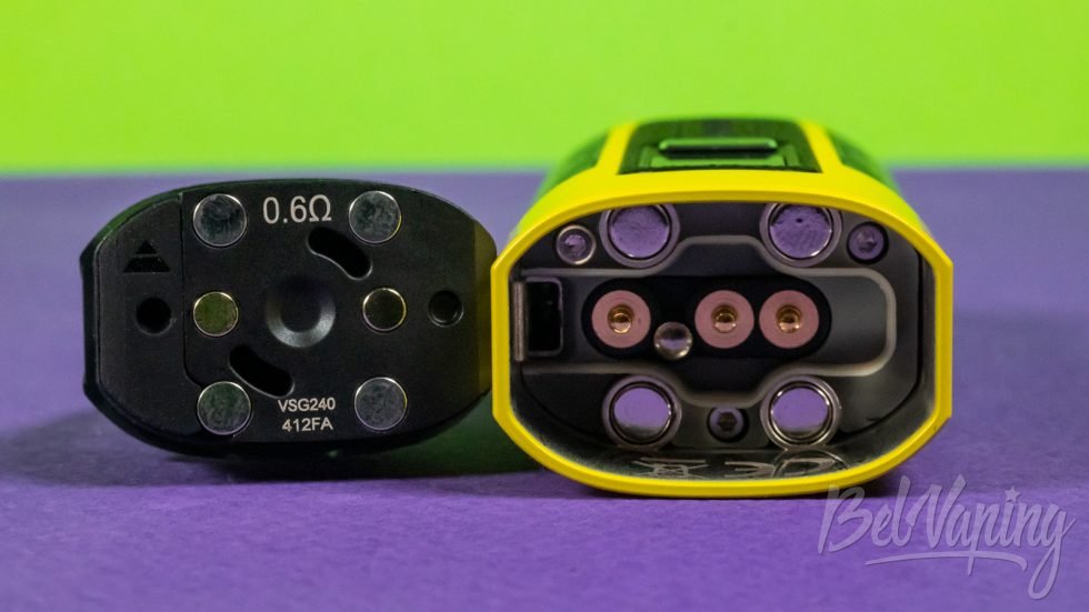 Обзор пода LUXE X2 от Vaporesso - контактная группа
