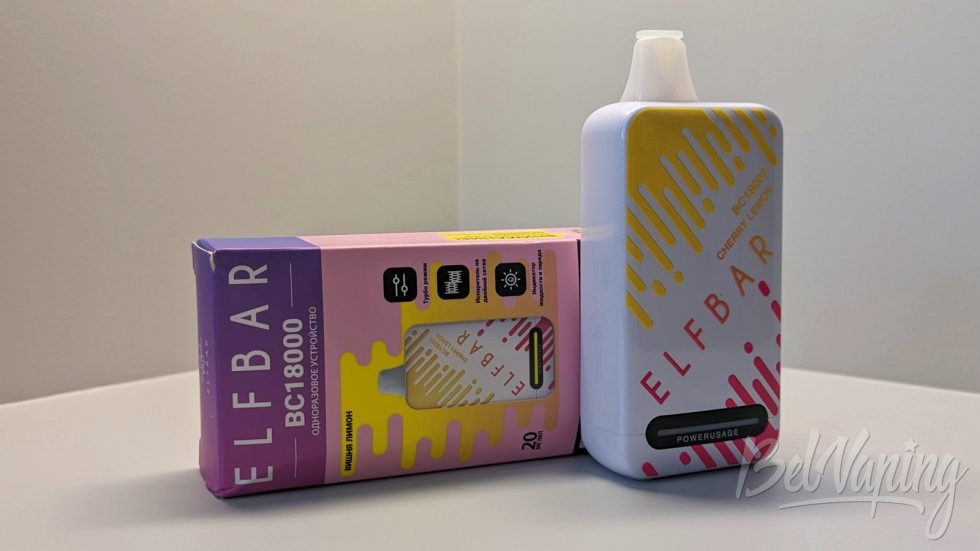 Одноразка Elfbar BC18000 Cherry Lemon