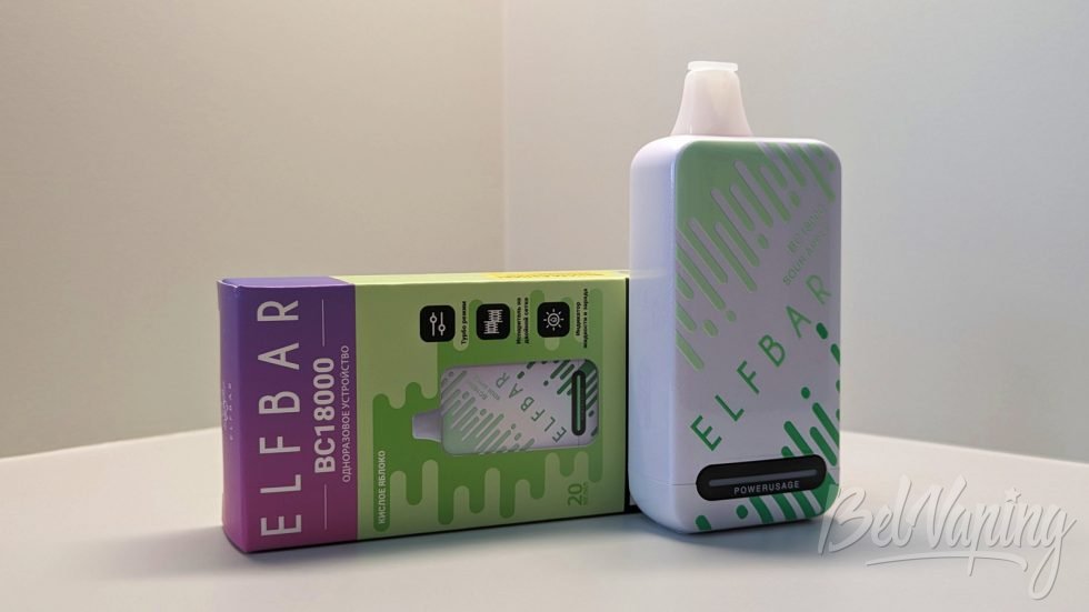 Одноразка Elfbar BC18000 Sour Apple