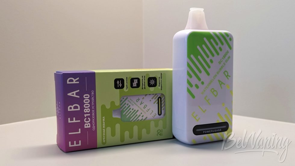 Одноразка Elfbar BC18000 Watermelon Bubble Gum