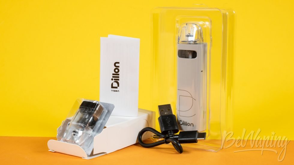 Обзор пода DILLON EM от Uwell - комплект поставки