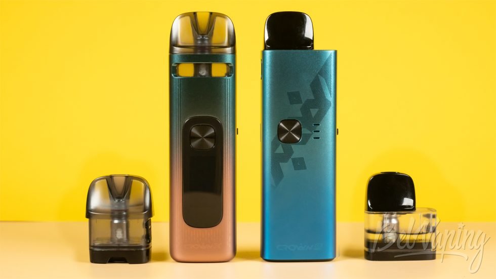 Обзор пода СROWN S от Uwell - сравнение размеров