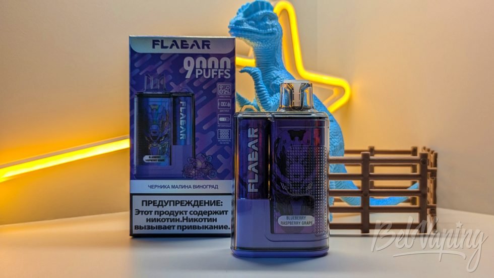 Одноразка Flabar T9000 Blueberry Raspberry Grape