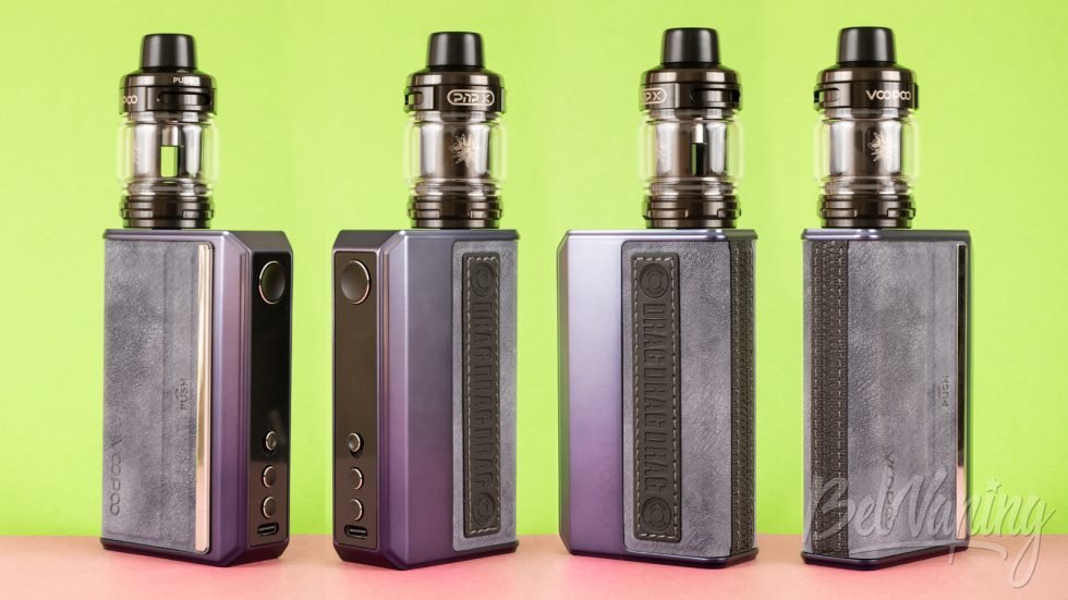 Обзор набора Voopoo DRAG 5 - внешний вид с баком
