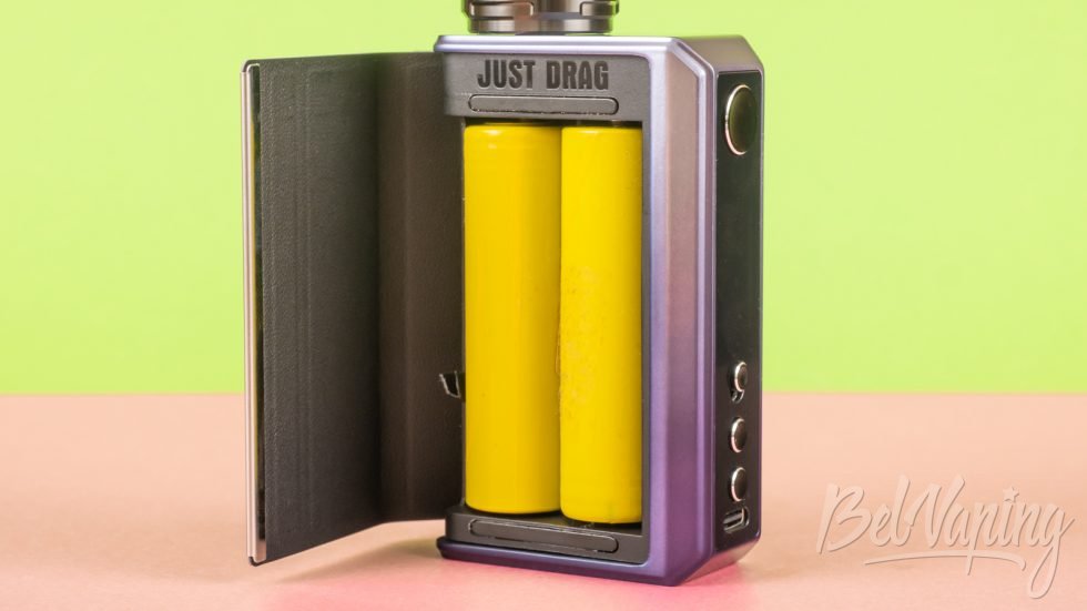 Обзор набора Voopoo DRAG 5 - установка аккумуляторов