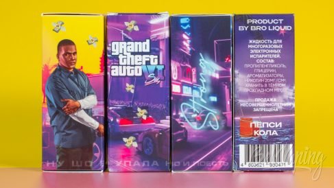 Обзор жидкостей GTA VI - упаковка