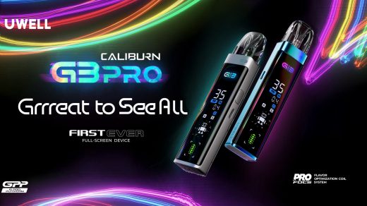 UWELL CALIBURN G3 PRO: Будущее с большим экраном