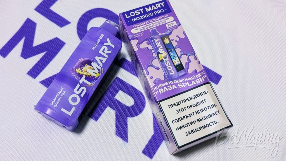 Одноразка Lost Mary MO20000 Pro Baja Splash Grapefruit Green Tea