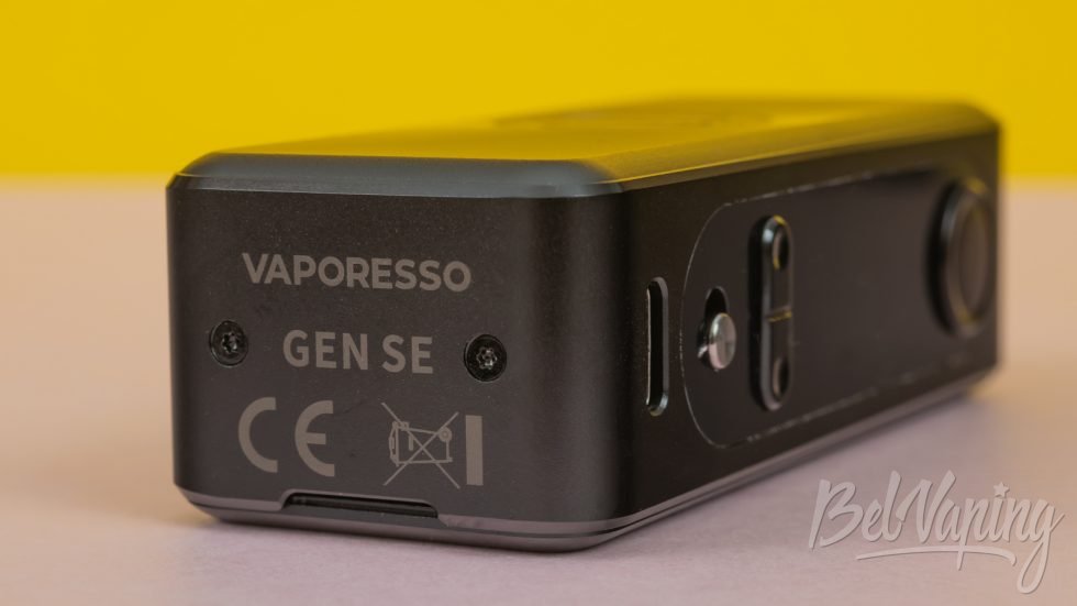 Обзор мода VAPORESSO GEN SE - вид снизу