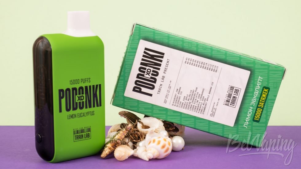 Обзор одноразок PODONKI XO - вкус ЛИМОН ЭВКАЛИПТ