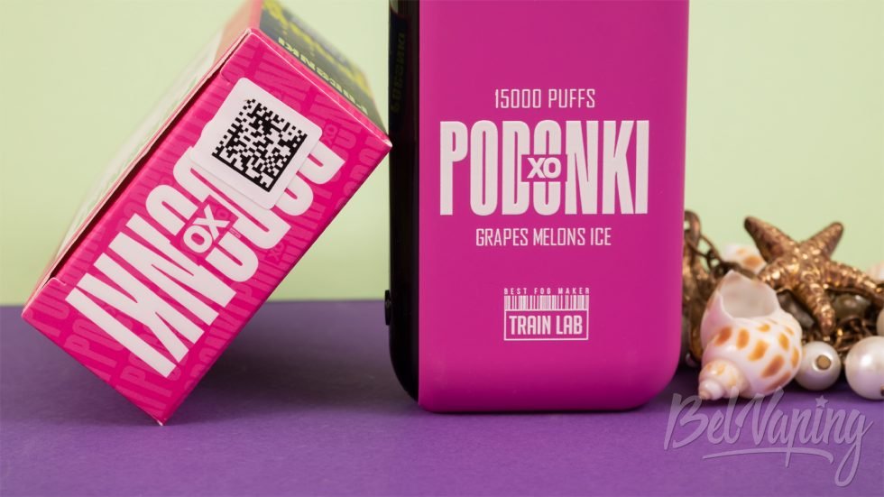 Обзор одноразок PODONKI XO - вкус ВИНОГРАД ДЫНЯ ЛЁД