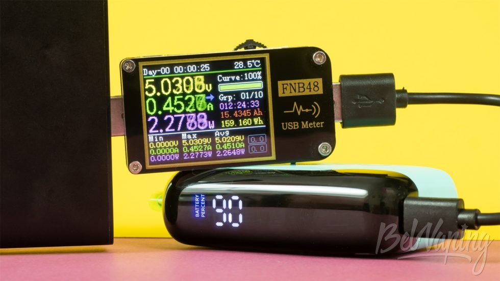 Обзор одноразок WOTOFO NEXBAR 16K - процесс зарядки