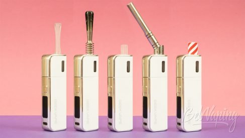 Обзор пода Geekvape SOUL - вид с разными мундштуками