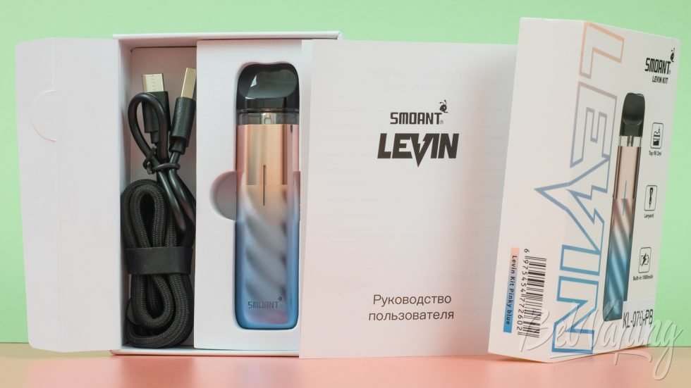 Обзор пода LEVIN от Smoant - комплект поставки