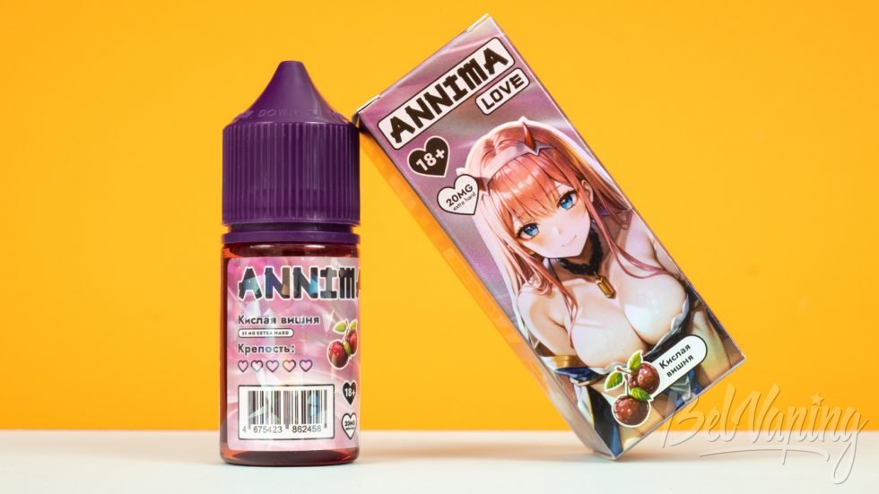 Обзор жидкостей ANNIMA LOVE - вкус КИСЛАЯ ВИШНЯ