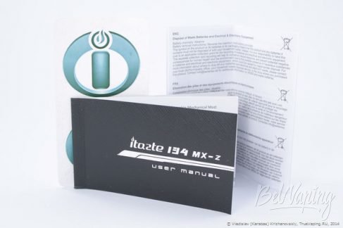 iTaste 134 MX-Z и iTaste 134 MX-M от Innokin. История вейпинга - комплект поставки