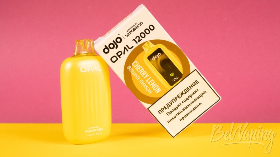 Обзор одноразок DOJO OPAL 12000 от Vaporesso - вкус ВИШНЯ ЛИМОН