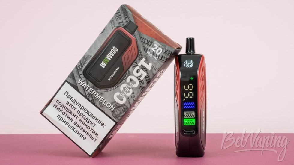 Обзор одноразок SCAMMM 15000 - вкус WATERMELON