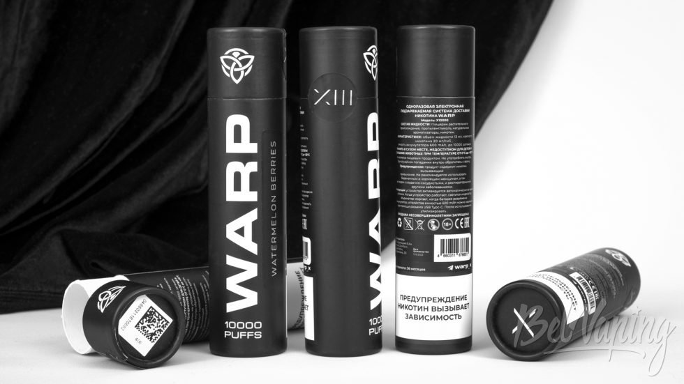 Обзор одноразок WARP X. Часть 1 - тубусы