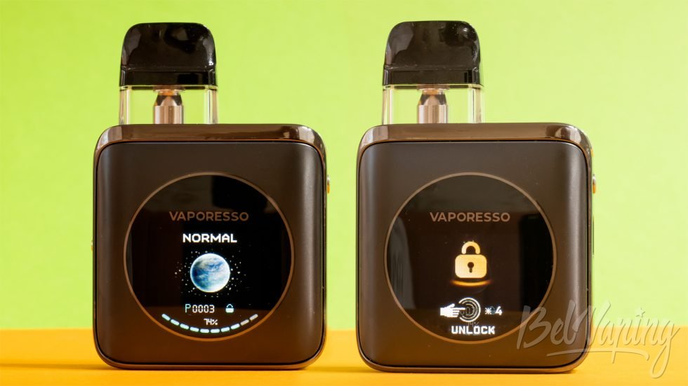Обзор пода XROS 4 NANO от Vaporesso - блокировка
