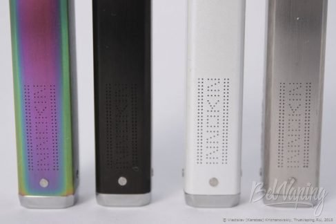 iTaste VV4 от Innokin - перфорация названия