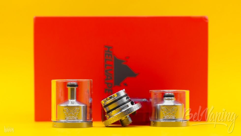 Колба на 2 мл (слева) и на 4 мл (справа) для Hellvape Dead Rabbit MTL 2 RTA