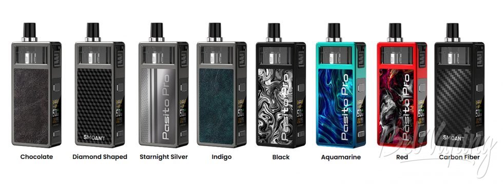 Обзор пода PASITO PRO от Smoant - варианты расцветок