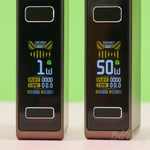 Обзор пода PASITO PRO от Smoant - настройка мощности