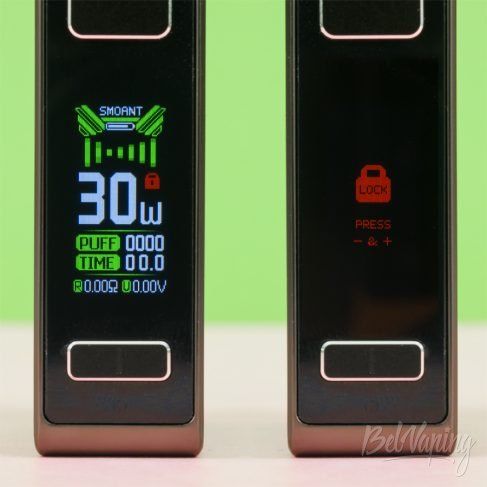 Обзор пода PASITO PRO от Smoant - блокировка