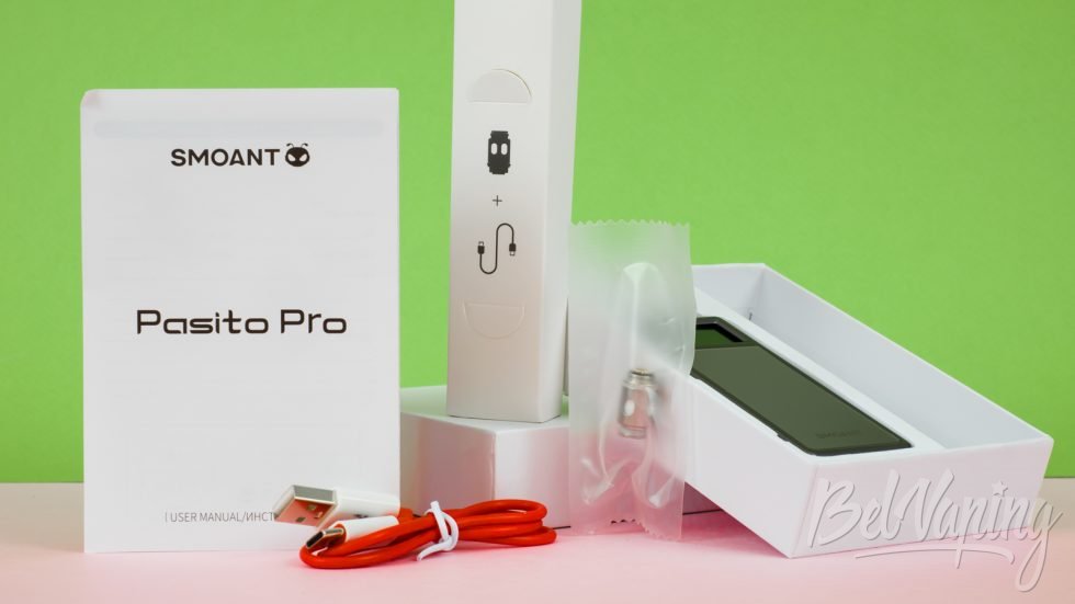Обзор пода PASITO PRO от Smoant - комплект поставки