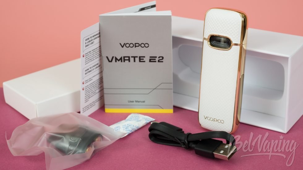Обзор пода VMATE E2 от Voopoo - комплект поставки