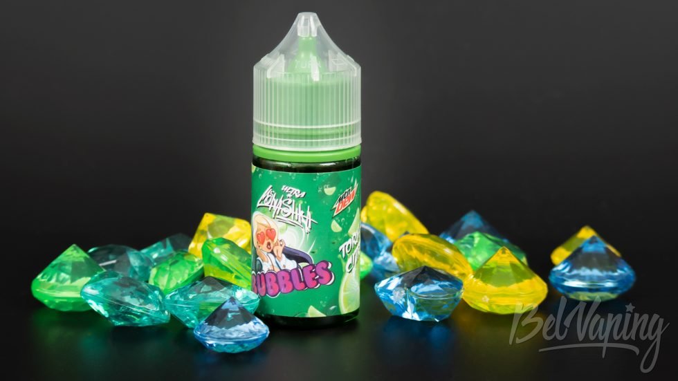 Обзор жидкостей MONASHKA BUBBLES - вкус MTN DEW TORNADO CITRUS