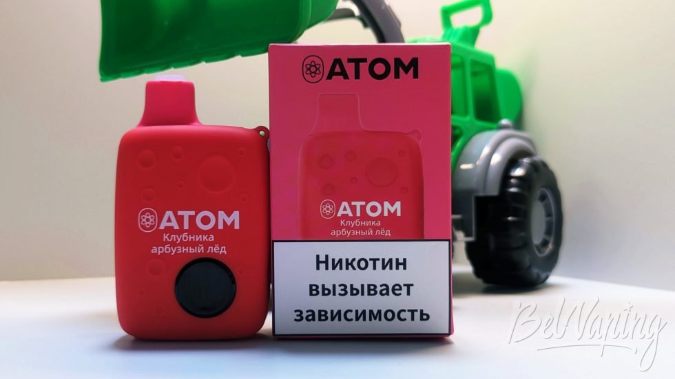 Одноразка ATOM 10000 Клубника - арбузный лед