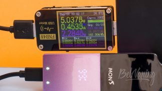 BUBBLE MON BOOSTER P-10000 - зарядка и интерфейс