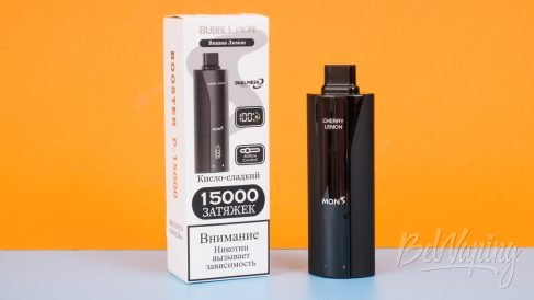 BUBBLE MON BOOSTER-P15000 - вкус ВИШНЯ ЛИМОН