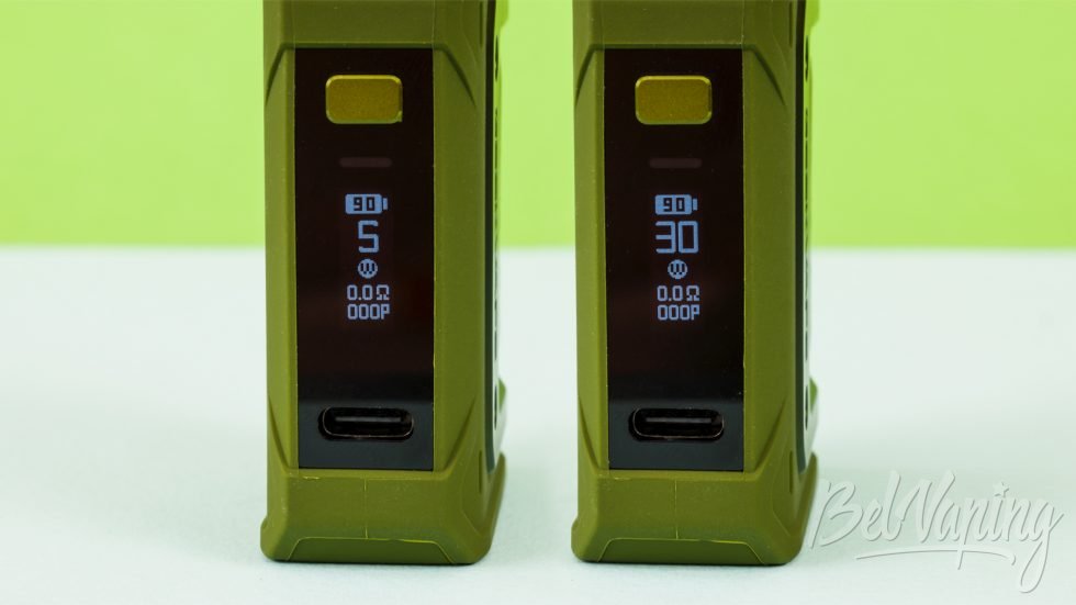 Обзор пода AEGIS HERO Q от Geekvape - интерфейс и управление