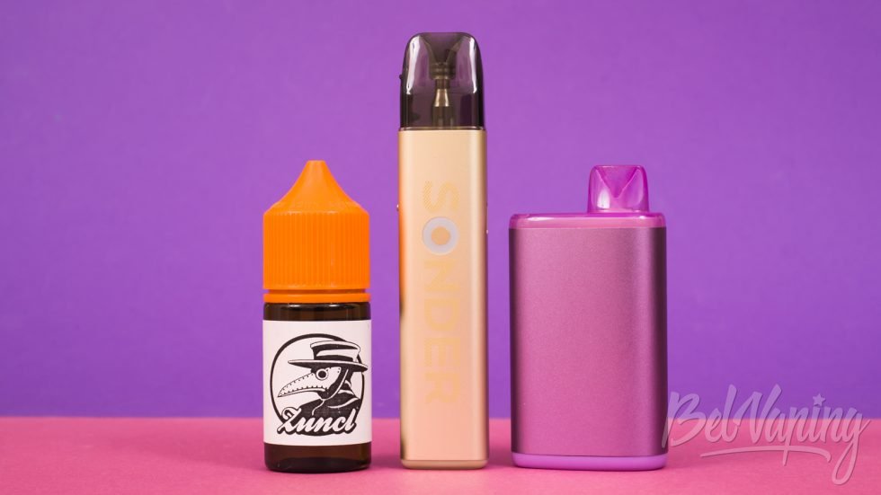 Обзор пода SONDER Q2 от Geekvape - сравнение размеров