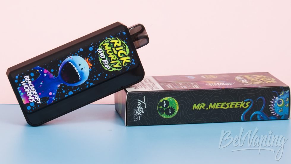 Обзор одноразок RICK & MORTY BAD TRIP - вкус BLACKBERRY WORMS