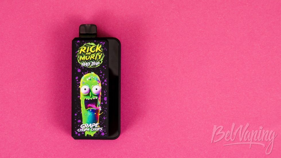 Обзор одноразок RICK & MORTY BAD TRIP - вкус ВИНОГРАДНЫЙ ЧУПА ЧУПС