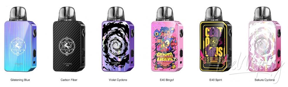 Обзор пода CENTAURUS E40 от Lost Vape - варианты расцветок