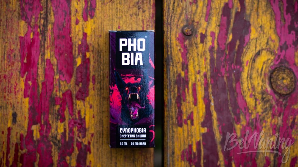 Жидкость ESR LAB PHOBIA CYNOPHOBIA Энергетик Вишня