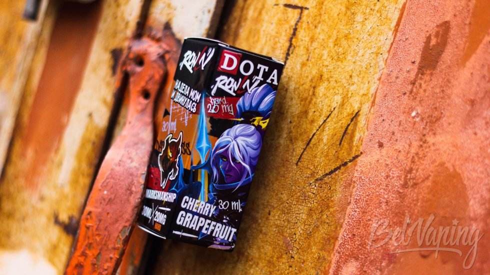Жидкость RONIN x DOTA MARKSMANSHIP (CHERRY GRAPEFRUIT)