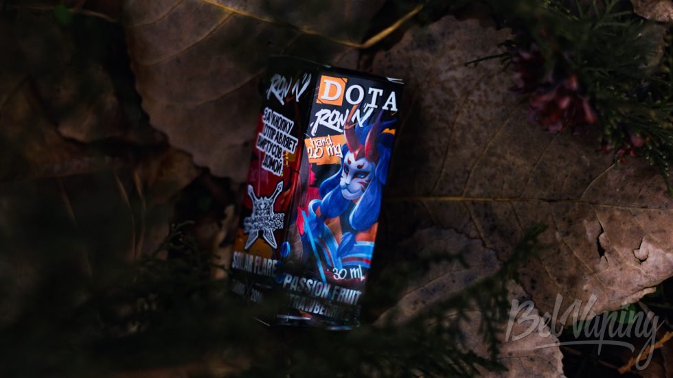 Жидкость RONIN x DOTA SOLAR FLARE (PASSION FRUIT STRAWBERRIES)