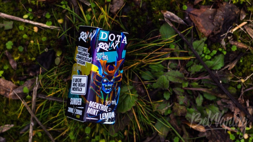 Жидкость RONIN x DOTA SUNDER (MENTHOL MINT LEMON)