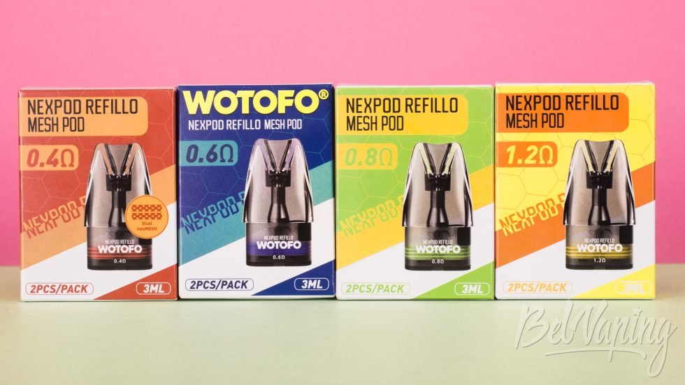 Обзор набора nexPOD Refillo Kit от Wotofo - картриджи