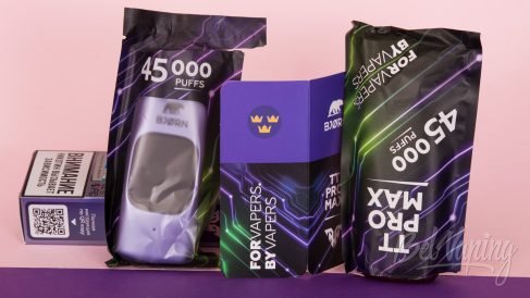 Обзор одноразок BJORN TT PRO MAX 45000 - упаковка