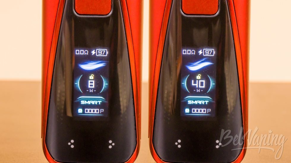 Обзор пода DIGI PRO R от Geekvape - интерфейс
