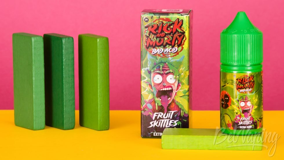 Обзор жидкости RICK and MORTY BAD ACID - вкус FRUIT SKITTLES