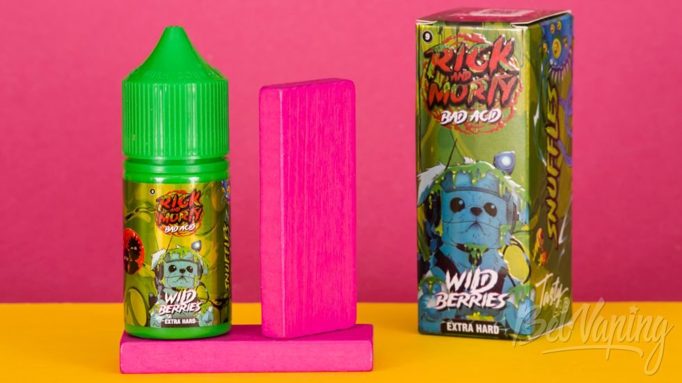 Обзор жидкости RICK and MORTY BAD ACID - вкус WILD BERRIES